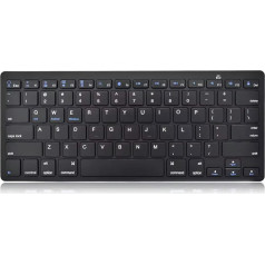 AK198C Bezvadu ios/and/win melnā tastatūra