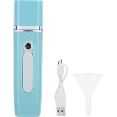 Nano Mist Face Hydration Sprayer 28 ml for Skin Care Make-Up with Stylish Design and USB Charging and Long-Lasting Moisture (Light Green)