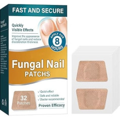Nāgělpīlz Plasters, Effective Nail Repair Relief for Damaged Nails and the Appearance of Discoloured Nails, Pack of 32
