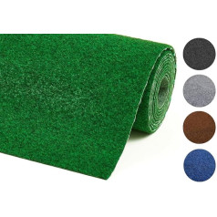 Outdoor Artificial Grass with Nubs, Weatherproof and Easy to Clean, Suitable as a Balcony Rug or Lawn Rug, Easy to Install, 67 x 100 cm, Green