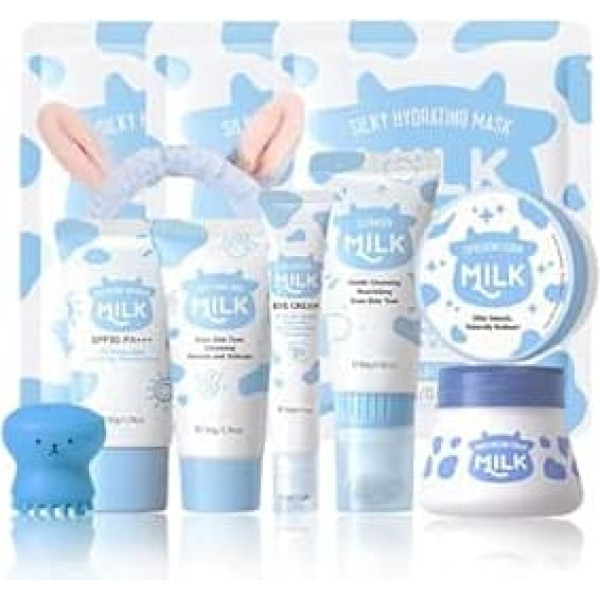 Milk Skin Care Sets and Kits, Milk Skin Care Kit, Beauty Gift Sets for Teen Girls, Skin Care Kit