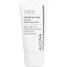 ALCINA Self-Tanning Cream - 1 x 50 ml - Any Skin - For a Naturally Beautiful Tan - Nourishes Dry Skin Areas - Tanning and Care Cream with DHA