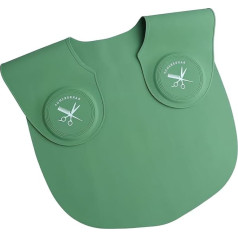 Langer Haarschnittumhang aus Silikon, wasserdicht, wiederverwendbar, einfach zu verwenden, für bequemes Haarschneiden