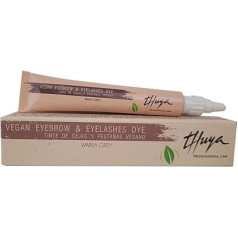 Thuya Vegan Eyebrow & Eyelashes Dye Thuya Warm Grey (15 ml) Regenerating Eyelash and Eyebrow Colour (Pack of 1)