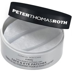 Peter Thomas Roth FIRMx Collagen Hydra-Gel Face & Eye Patches, Collagen Gel Patches for Under-Eye and Face