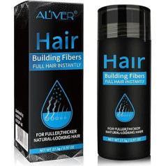 Hair Fibres for Hair Thickening, Scattered Hair, Hair Fibres, Hair Powder for Thin Hair, Cover Thinning Hair (Dark Brown)