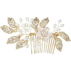 Hair Accessories Bridal Wedding Hair Comb 1 Piece Rhinestone Headpiece Vintage Hair Accessories Pearl Headpiece Bridesmaid Hair Accessories Wedding Hair Comb Wedding Hair Accessories Headpiece Hair