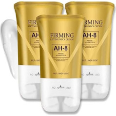 Ah-8 Firming Neck Cream, Hals und Dekollete Creme mit Hexapeptide, Neck Massager Firmings Cream zur Reduzierung von Falten, Halslinien und Schlaffer Haut, für Glatte Haut (3)