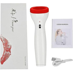 Electric Lip Impact Machine Automatic Lip Plumping with Full Lips, Rechargeable Lip Enhancer Tool with 3 Suction Powers for Women, Girls, Girlfriend, Gifts