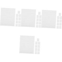 ULTECHNOVO 4 Sätze Wandmontierte Gel-klebepunkte Unterlage Halbgehärtete Gel-nagelaufkleber Doppelseitiger Kleber Doppelseitige Klebepunkte Doppelseitiger Kitt Klebespachtel 1000 Stück * 4