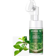 Facial Cleansing, Daily Mild Moisturiser Face Cream for Skin Care with Tea Tree Oil, Cleansing Foam, Facial Cleanser, Skin Care, Makeup Remover, Soft Brush Head, (5.07fl.oz/150ml)