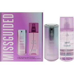 Real Babe by Missguided for Women - Gift Set 2.7 oz EDP Spray, 7.4 oz Body Mist