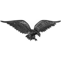 With Montague Metal Products Flagpole Wall Eagle, Traditional, 0, Black
