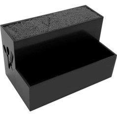 Professional Salon Scissors Holder for Stylist Scissors Holder Case Hair Clips Storage Box, Hairdressing Tools Accessories (Balck)