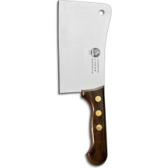 AUSONIA - 62360 Chopper with Blade Made of AISI 420 Stainless Steel and Wooden Handle Made of Palisane 16 cm, Weight 550 g