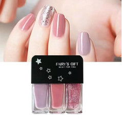 Nail Polish, Mirror Nail Polish, Quick Drying Nail Polish, Exfoliating Nail Polish and Natural Water Based Nail Polish without Curing Suitable for Home Manicure
