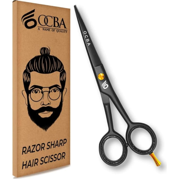 Professional Barber Scissors for Barbers & Hairdressers 6 Inch Stainless Steel Hair Cutting Scissors Hair Scissors for Men & Women with Comb