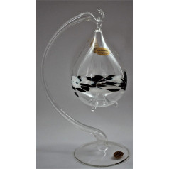 Glasvogelwelt Fruit Fly Trap with Stand (Black/White)