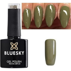 Bluesky WF05 Olive Green Herbs Winter UV LED Soak Off Gel Polish + 2 Shine Wipes