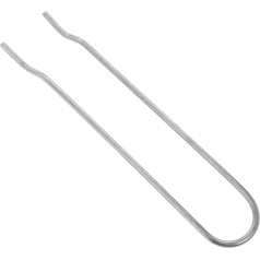 Abaodam Gegrillter Spieß Spieße Zum Grillen Vertikaler Spieß Bbq Spießt Auf Brasilianische Grillspieße Kochgeräte Kabobspieße Spieß-sticks Spieße Für Vorspeisen Rostfreier Stahl Silver