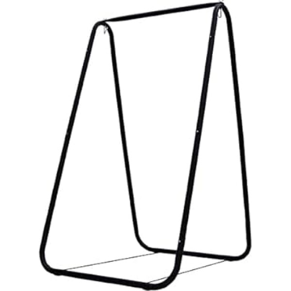 kurriuwu Hammock Chair Stand, A-shaped Hanging Inner Shoe Chair, Pregnancy Outdoor, High Performance Folding Hammock Frame, Air Porch, 220 lbs Capacity Hammock Chair Stands