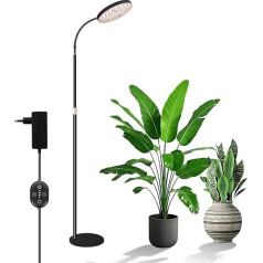 LM281B 24 V Grow Lamp + 660 nm Cultivation Lamp, Plant Lamp LED Full Spectrum, 50-136 cm Height Adjustment for Medium Plants, 20 W, 350µmol/s/m²@Dist: 15 cm