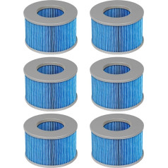 6 Pack Spa Whirlpool Filter Cartridge for Mspa Spas & Spa Filter Cartridge Replacement Filter Cartridge, Cartridge Pump for Water Filter Model from 2020 (Improved Edition)