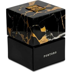 Portoro - 50 ml Luxury Fragrance in Glass Bottle with Marble Stopper | Notes of Lime, Pineapple and Grey Amber | Harmony and Sensuality | Handmade Italian Product (50 ml)