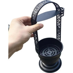 Kohlekörbe Holzkohlehalter Korb Edelstahl Shisha Wasserpfeifen Shisha Carbon Korb Wasserpfeifenzubehör FüR Hitze(Large Size)
