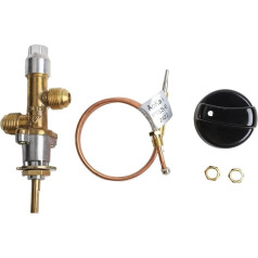Essential Gas Appliance Safety Control Kit features a valve, button and thermocouple wire for optimal performance
