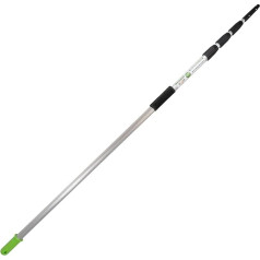 Professional Telescopic Pole 1.7 Metres, 6 Poles Selectable 1.7/3/4/4.5/6 Metres, Professional Edition with Sliding Stone + Grip Protector, Cleaning Glass, Window, Patio Roof, Solar (1.7 m)
