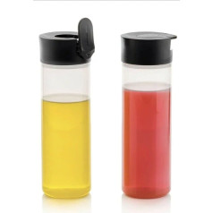 Tupperware Squeeze It Bottles for Liquid and Airtight Spices 12oz (Pack of 2)