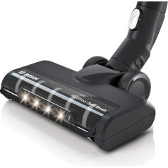 Bosch BHZUHFN Hard Floor Soft Nozzle with LED Lighting, Suitable for Unlimited 6, 7 and 8 Cordless Vacuum Cleaners, Ideal for Parquet and Tiles, Gentle Cleaning, Original Accessories, Durable, Black