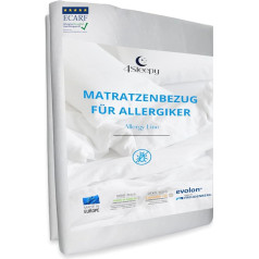 Mattress Cover for Allergy Sufferers - Mite Cover Mattress 90 x 200 x 28 cm - Washable Mattress Protector - Anti Mite Encasing, up to 28 cm Height (90 x 200 x 28)
