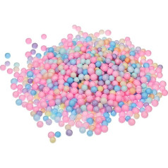 sourcing map 7-9mm Foam Beads Foam Balls for Wedding Party Decorations Small Packaging Balls Craft Supplies (Assorted Colors, 1 Pack About 1500 Pieces)