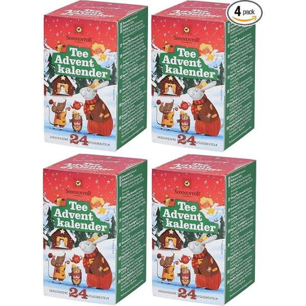 Sonnentor Tea Advent Calendar Pack of 4