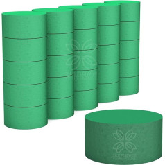 20 x Wet Cylinder Fresh Flowers Foam Sponge for Weddings & Florists Flower Funeral Arrangements DIY Craft Supplies