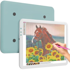 A3 Rechargeable Ultra Bright Light Board for Drawing, Physical Button for Whiteboard, Light Board, LED Light, Pad with Adjustable Brightness for Diamond Painting, Sketching