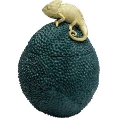 Kare Decorative Box Chameleon 34, Polyresin, Gold, One Size