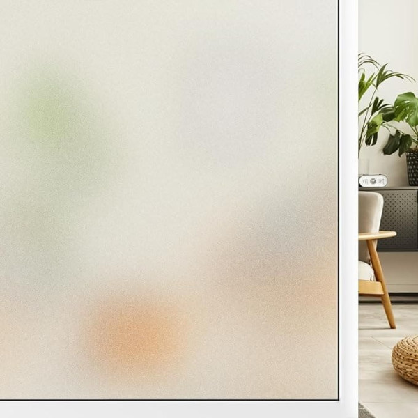 DIFIT Window Film, Anti-UV Frosted Glass Film, Privacy Film, Window, Removable, Self-Adhesive Film, Opaque, Reusable Film, Window Privacy Film for Office, Living (60 x 300 cm)