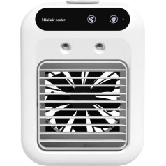 Portable Air Conditioner 4 in 1 500ml Mini Air Conditioner Portable 3 Speed 2 Mist Modes Suitable for Home Office Rechargeable Camping
