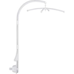 Movable Bed Bell Holder, Baby Toddler Nativity Toy Hanger Decoration Hanging Arm Clamp Stent