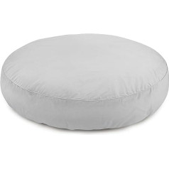 OLIFANT TOYS Candy Floor Cushion, Plush Comfortable Seat Cushion, for Bedroom, Living Room, Children's Room, Unique Decoration, Soft Cuddly Cushion, Velour, Grey, Diameter 90 cm