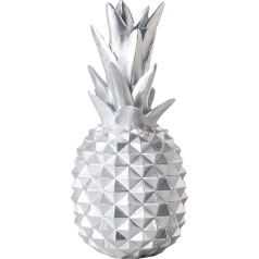shelfmade Silver Pineapple Decoration Living Room Table Decoration Made of Resin Polyresin Decorative Pineapple Silver New Year's Eve & Wedding Decoration Gift - Silver Decoration Modern - Silver
