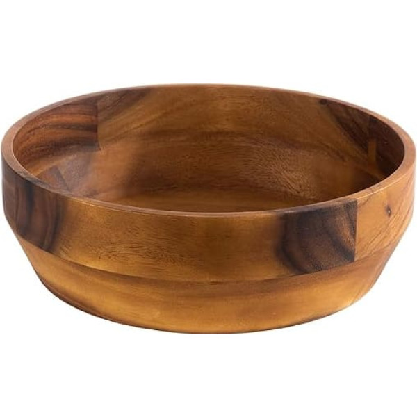 APS 796 Acacia Wood Bowl for Snacks, Fruit, Salad etc. 27 cm x 8.50 cm