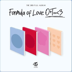 JYP Entertainment TWICE Formula of Love: O+T=<3 (Vol.3) Album + Pre-Order Benefit + Folded Poster + Extra Photocards Set (BREAK IT ver.), JYPK 1276