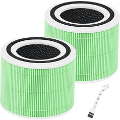 Core 300S Replacement Filter for LEVOIT Core 300 / 300S / P350 Air Purifier Against Mould and Bacteria 3-in-1 Replacement HEPA Filter Activated Carbon Filter - Core 300-RF P350-RF Core 300-RF-TX Green