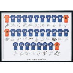 Football Print Shop 2024-25 Full Squad Chelsea Gifts Signed Autographed Team Poster A3 Print