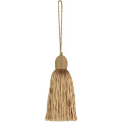 1 Stück/Packung 28 cm hängende Seilquasten Nähen Pony Fransen Trim Schlüsselquaste für DIY Verzierung Vorhang Zubehör Heimdekoration Geschenk - 28 cm - Gold