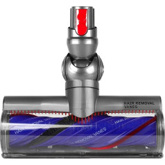 Improved anti-tangle floor nozzle, 50 W replacement vacuum cleaner head, compatible with Dyson V12 Slim, suitable for carpet, tiles, wooden floors